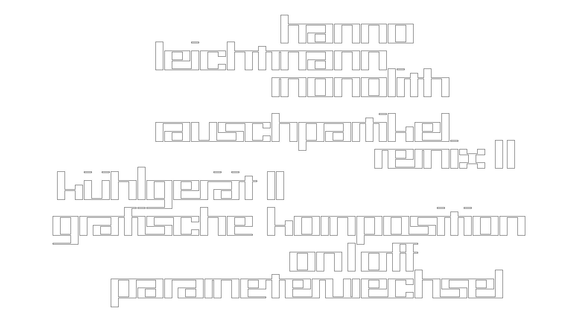 2021-03-10 Hanno Leichtmann - 1996 Monolith (rauschpartikel Remix 1 - 3)